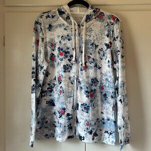 Northern Reflections Hooded Zippered Lightweight Jacket-Size XL